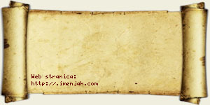 Vuka Perunac vizit kartica